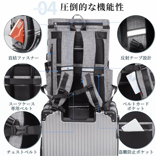 【色:グレー#2】[AISFA] リュック メンズ リュックサック スクエア バ 楽天市場】色：グレー#2 リュック メンズ バックパックAISFA スクエア
